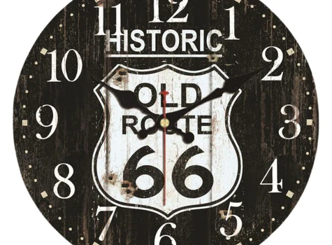 Horloge avec style industriel