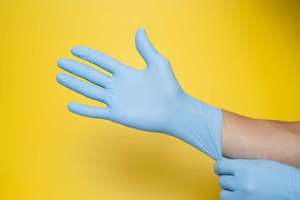 gants nitrile résine époxy sécurité