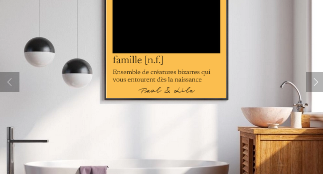 Quel plus beau cadeau qu'un tableau personnalisé famille 